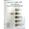 HOTPOINT ARISTON Serie ugelli cucina a gas hotpoint ariston 5 fuochi + forno gas bombola gpl