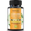 Marca: BeSwiss CURCUMA E CURCUMINA 95% + Zenzero Limone Piperina e Vitamina C - 130 Capsule...