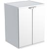 Mongardi MOBILE ARMADIO COPRILAVATRICE PORTALAVATRICE PVC PER ESTERNO BALCONE TERRAZZA