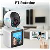 Andowl Telecamera di sicurezza wireless WiFi IP monitor domestico bambino 1080P HD 128G