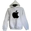 FELPA CON CAPPUCCIO UNISEX "APPLE STEVE JOBS" MELA MACHINTOS IPHONE DONNA UOMO