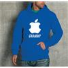 FELPA CON CAPPUCCIO UNISEX "APPLE Gnammy" MELA MACHINTOSH UOMO DONNA