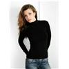 2 PEZZI LUPETTO ILARY BASIC MAGLIA DONNA RAGAZZA MEZZO COLLO LUPETTO MICROFIBRA