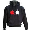 FELPA CON CAPPUCCIO UNISEX APPLE EVIL GOOD TASCA