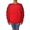 KI 6 - Pullover - Donna - Rosso - 4550523A184640
