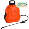 Stocker Pompa pressione ELETTRICA spalla lt 8 STOCKER art 237 batt LITIO LEGGERA! 2,7kg