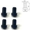 ARISTON INDESIT HOTPOINT SCHOLTES Kit 4 gommini griglia piano cottura cucina Hotpoint Ariston Scholtes C00288701