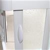 Forte BOX DOCCIA SOPRA VASCA ANGOLARE IN PVC CRILEX ACRILICO ANTA SCORREVOLE BIANCO