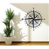 WALL STICKERS ADESIVI MURALI Auto camper Rosa Dei Venti compass custom parete