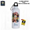 BORRACCIA 500 ML SCUOLA UFFICIO PERSONALIZZATA CON NOME ALLUMINIO FRIDA