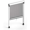 GENERAL TRADE Zanzariera A Rullo Verticale per Finestra h170x100 cm in Kit Bianco Universale