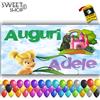 Striscione Banner COMPLEANNO PERSONALIZZATO TRILLY NOME FESTA PETER PAN ALLESTIM