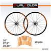 DualColorStampe Adesivi per Cerchi Bici 26 - 27,5 - 28-29 Pollici GT Trek Yeti Cannondale B0062