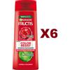 Garnier 6 PZ FRUCTIS GARNIER SHAMPOO RAVVIVANTE COLOR RESIST CAPELLI COLORATI 250ML