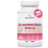 Bandini® D Mannosio 180 Capsule 2.000mg per Dose Giornaliera, Vegan, per Cistite
