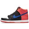 Nike SCARPE DONNA NIKE DUNK HIGH ROSSO/NERO IN PELLE