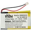 vhbw Batteria per Garmin Fenix 5 230mAh 3,7V