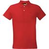 DIADORA Polo Diadora rosso manica corta uomo oversize