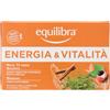 Equilibra Integratori Alimentari Tisane, Tisana Energia e Vitalità, 100% Ingredienti Funzionali Contro Stanchezza Fisica e Mentale, con Mate, Tè Verde e Guaranà, Materiali 100% Riciclabili, 15 Filtri