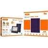 zencocco FARO LED con PANNELLO SOLARE CREPUSCOLARE 25W 40W 60W 100W 200W 300W 800W IP67