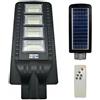 zencocco Lampione Stradale 440 Led 180W Con Pannello Solare Crepuscolare Luce Fredda ip65