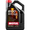 Motul 8100 ECO CLEAN SAE 0W20 Acea C5 C6 Olio Motore Auto FIAT 9.55535 GSX DSX