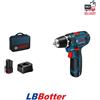 BOSCH GSR 12V-15 trapano avvitatore con due batterie GBA 12V e carica 060186810F