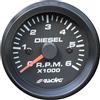 Simoni Racing Indicatore Elettrico Contagiri 2" Black Face per Auto Diesel Simoni Racing