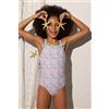 Ysabel Mora Costume da Bagno Intero Bambina Rosa Stampa Conchiglie Ysabel Mora 95100