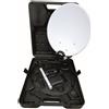 FLATRONIC KIT ANTENNA SATELLITARE PER CAMPER AX16-98 KIT COMPLETO PARAB VENTOSA E FISSAGGI