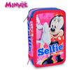 Pokemon Seven Disney Mitama Astuccio 3 zip Premium Accessoriato Completo Pastelli Pennarelli Tre Cerniere