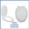 Sedile coperchio tavoletta copri vaso per wc water copriwater plastica universal