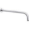 SC0 BRACCIO DOCCIA ACCIAIO CROMATO PER SOFFIONE ARREDO BAGNO UNIVERSALE 45CM 01988