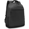 Waytex 71066 Zaino per Computer 17 - Nero, Spalline Traspiranti, Tasca Laterale in Rete, 22L, Impermeabile, Tasca Anteriore con Zippata, Scomparto Imbottito per PC Portatile, Nero, taglia unica,