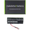 MB distribuzione Batteria Nero 15 V 4400 mAh per Asus ROG G751
