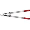 FELCO 220 Tagliasiepi Bypass, Capacità di Taglio 40mm, Sistema a Ingranaggi con 65% di Forza in Più, Testa Curva, Manici Soft-Grip, 800mm, Made in Switzerland