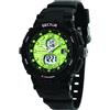Sector No Limits Orologio Sector Ex-09 r3251296002 watch Silicone Nero Verde Digitale crono