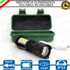 ESL MINI TORCIA LED PORTAOGGETTI PER FIAT DOBLO MK3 RICARICABILE USB LED CREE COB