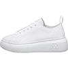 ARMANI EXCHANGE The Super Sneaker, Scarpe da ginnastica Donna, Optic White, 37 EU