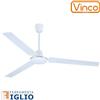 Vinco Ventilatore da a Soffitto Industriale con Comando a Muro 3 pale Ø 140 cm 55W