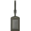 Hexagona ENCORE - Hexagona Paris - Etichetta bagaglio - da Uomo - Collezione ENCORE - Oliva - in pelle di vacchetta grana bufalo - - Portafoglio - Compatibile con Carta di Credito Uomo, Olive, 5 cm -