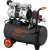VINCO COMPRESSORE SILENZIOSO SENZ' OLIO LT.24 HP1 PRESSIONE 8 BAR VINCO 60700 OIL-FREE