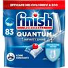 Finish Quantum Infinity Shine Pastiglie Lavastoviglie, 83 Capsule Lavastoviglie, Pastiglie per Lavastoviglie per una Pulizia Profonda e Stoviglie Brillanti
