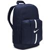 Nike Academy Team, Zaino Unisex Bambini E Ragazzi, Midnight Navy Nero Bianco, MISC