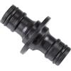 Black+Decker Connettore per tubo a 2 vie, diametro 3,2 x 5,2 cm, collegamento a 2 tubi, colore nero