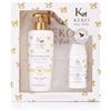 Keko New Baby Confezione regalo Sapone in crema liquida 500 ml + Crema pannolino calmante 100 ml + Asciugamano