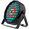 Audibax Austin 27 - Faretto LED Disco - Faretto Mobile Professionale - Dotato di 54 Luci LED RGBW da 0,5W - Sincronizzazione con Musica - Modalità Automatica - Connessione DMX 8 Canali
