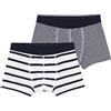 Petit Bateau A01FR, Boxer (Pacco da 2) Bambini e ragazzi, Variante 1, 3 anni