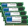 Global Memory 16GB 4x4GB DDR3 1600MHz PC3-12800 204-PIN Sodimm IMAC 68.6cm Late 2012/2013 RAM