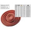 BAMA spa Sottovaso per piante rotondo Marrone Bama Ø 65 cm